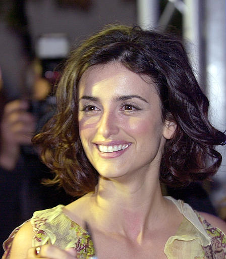 Spanish actress Penelope Cruz, Paris, September 24, 2002.